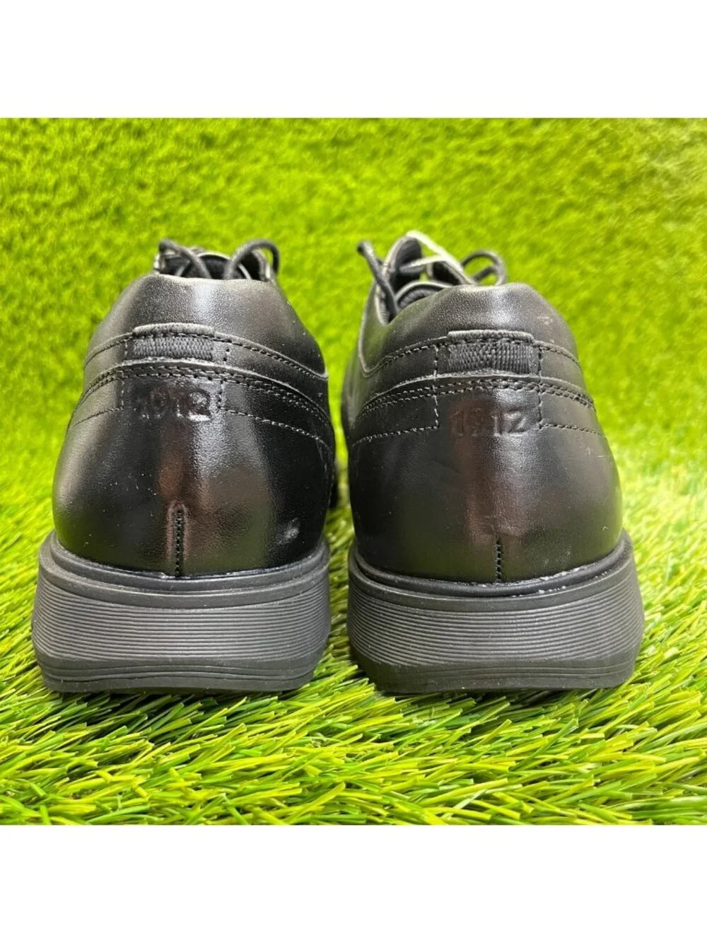 Nunn Bush Kore Pro Mens Size 10 Black Casual Classic Cap Toe Oxford Dress Shoes